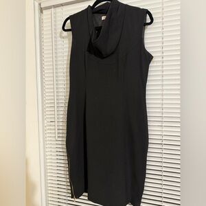 Calvin Klein little black dress with zippers on both sides of the dress
Size-10